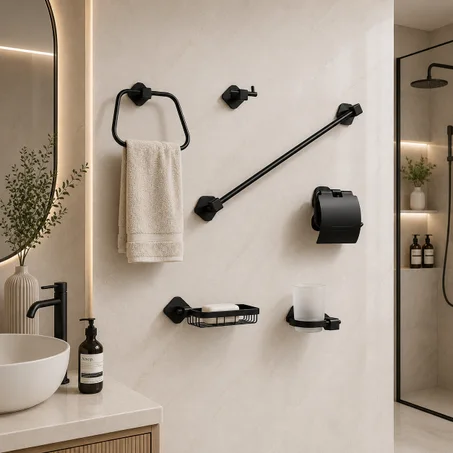 Ensemble  Accessoires de Salle de Bain THEROS