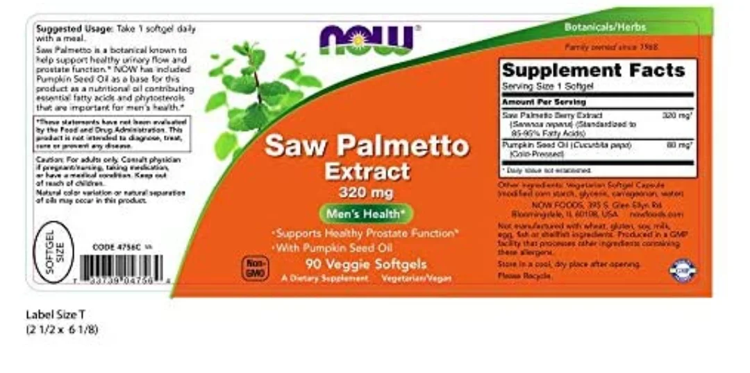 Saw palmetto 450 mg