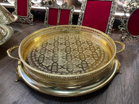 صينية تقليدية مذهبة