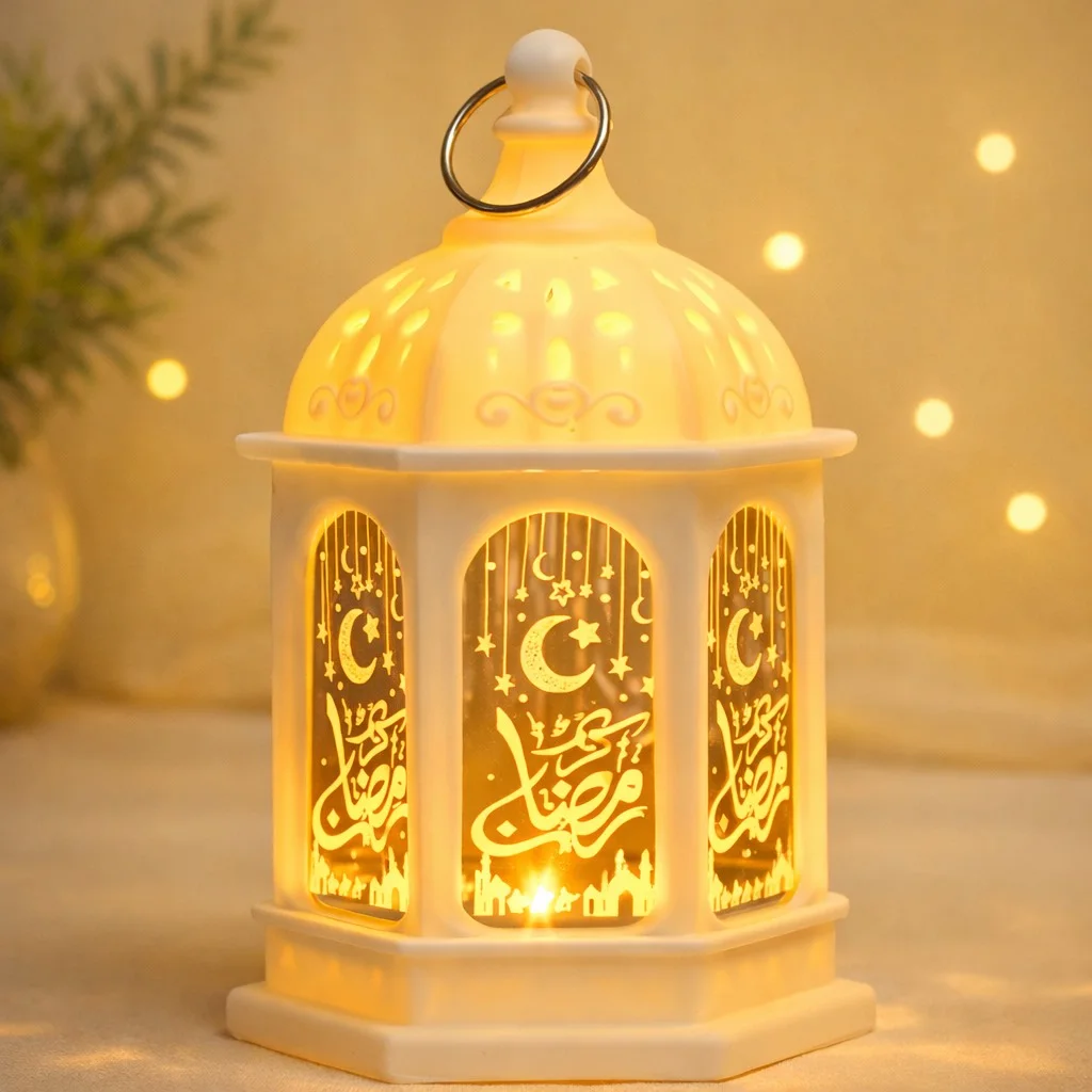 زينة رمضان - فانوس رمضان أنيق متعدد الاستخدامات