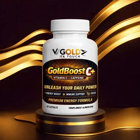 GOLDBOOST C+ – مكمل الكافيين مع فيتامين C