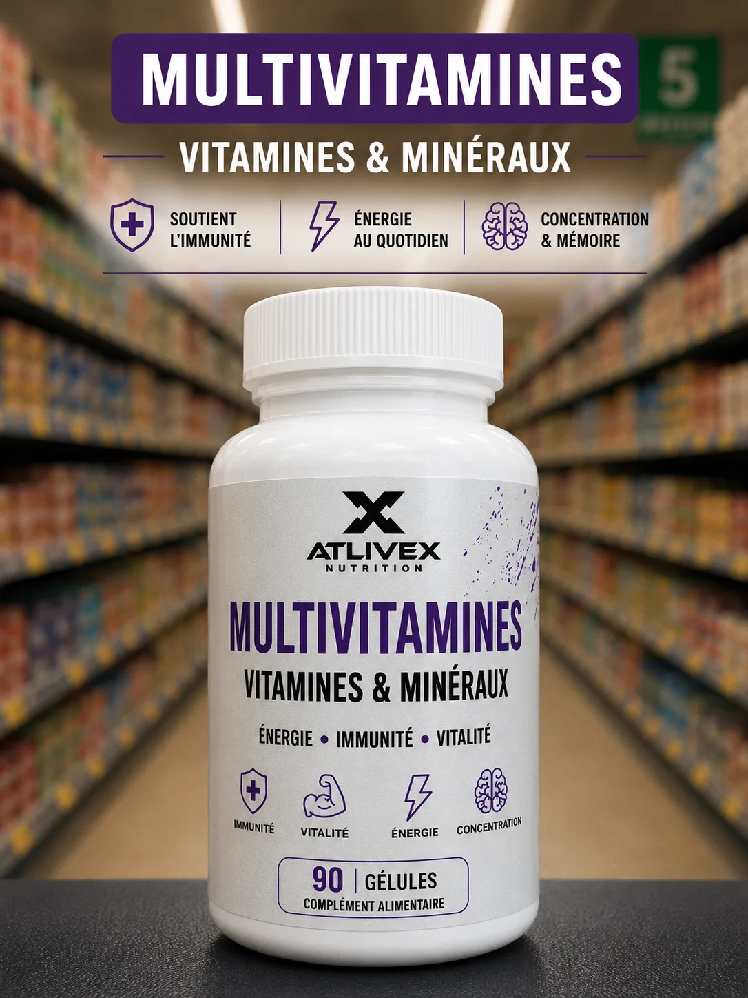multivitamin (90 capsules)
