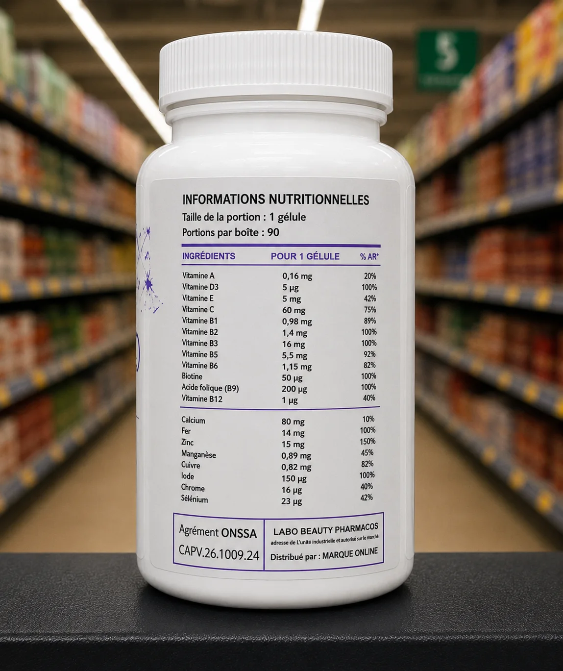 multivitamin (90 capsules)