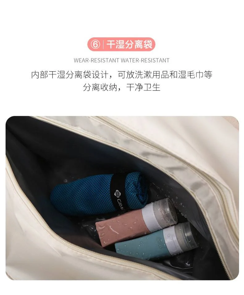 Sac de voyage de grande capacité, support séparé et sec, fitness sportif, bagage de bureau, sac de remorquage, vente en gros, nouveau