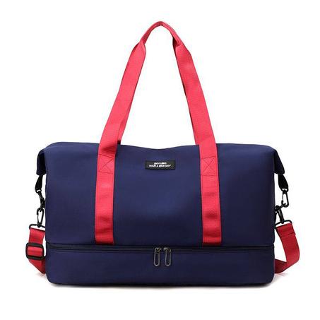Sac de fitness de grande capacité avec compartiment à chaussures pour hommes et femmes, sac à dos de voyage, sangle initiée réglable, sac à main de sport