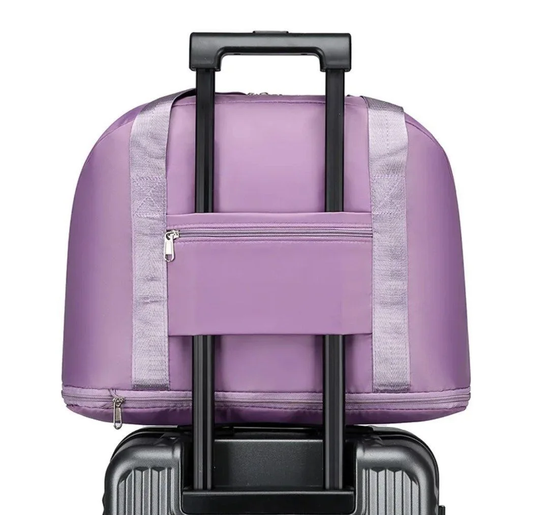 Sac de voyage de grande capacité avec support et séparation sèche, sac de sport Oxford grill, bagage hydrofuge, sports