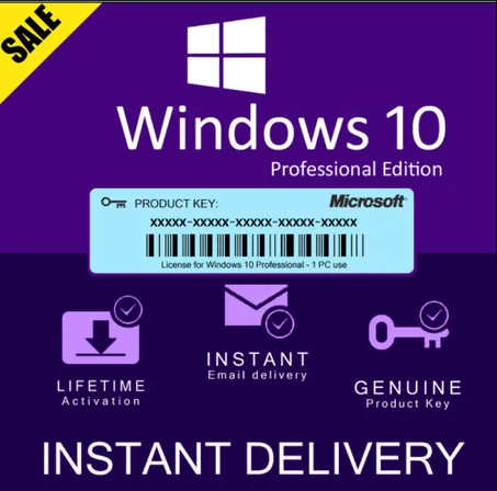 Windows 10 Pro Global works 32/64 bits all languages