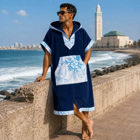 Poncho de Bain Homme Cap Atlantique - Taille Standard