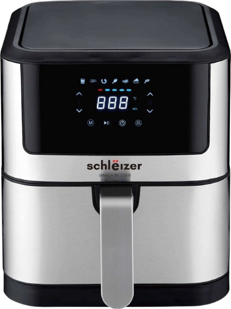schleizer Friteuse sans huile XXL - 10L - Air fryer tactile