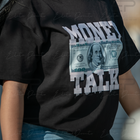 MONEY TALKS t-shirt oversize