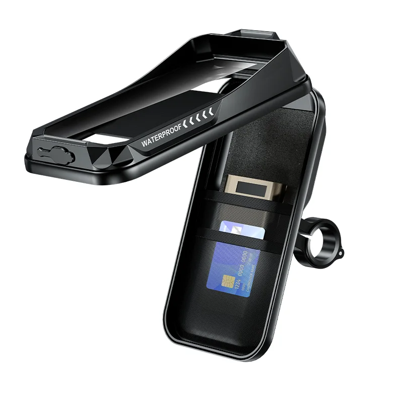 Shopiix Support Téléphone Moto Étanche – Taille XL