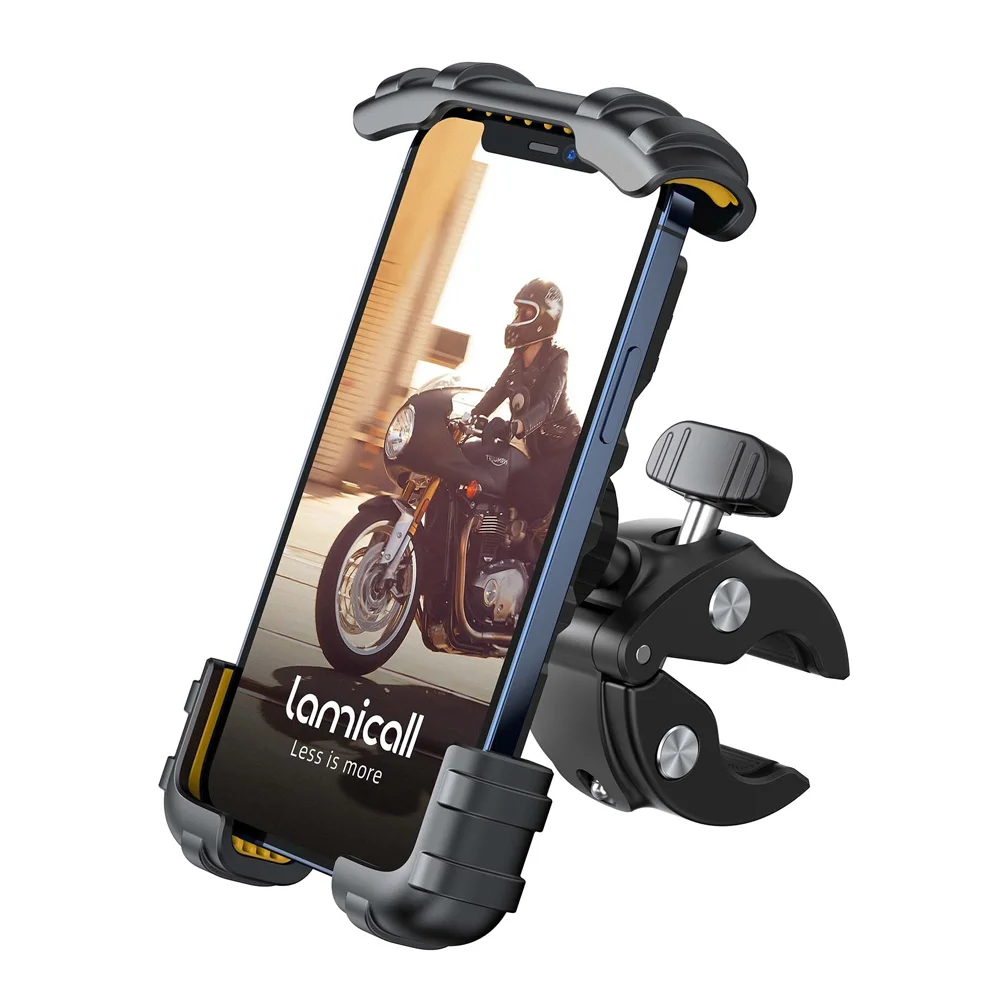 Support Téléphone Moto Lamicall BP05 – Clip Crabe