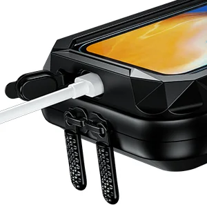 Shopiix Support Téléphone Moto Étanche – Taille XL