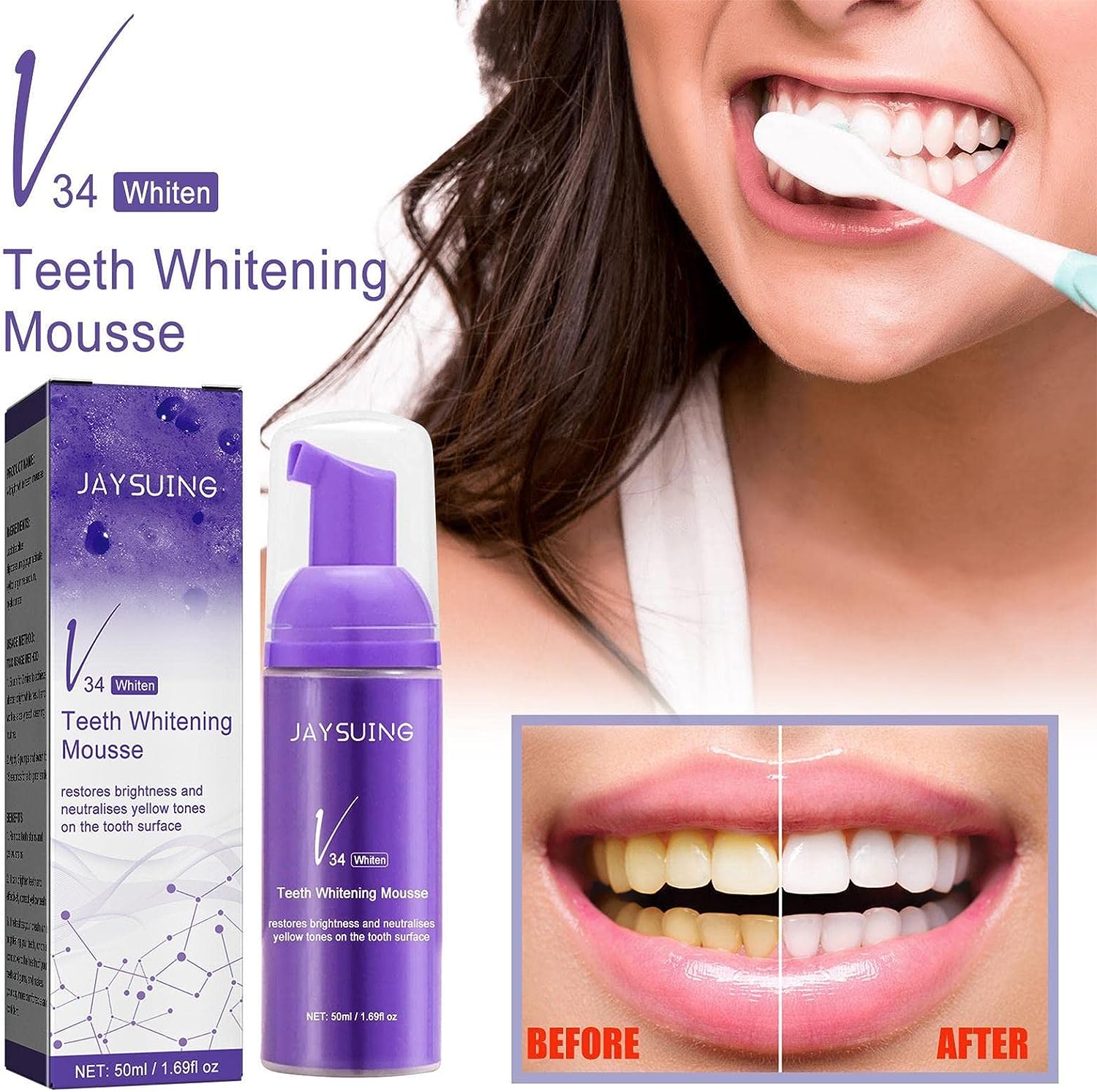 Foam Teeth Whitening - KSA