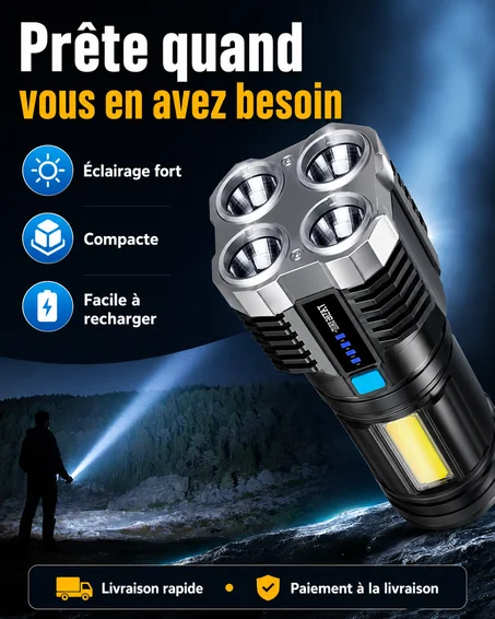 Lampe Torche LED Ultra Puissante