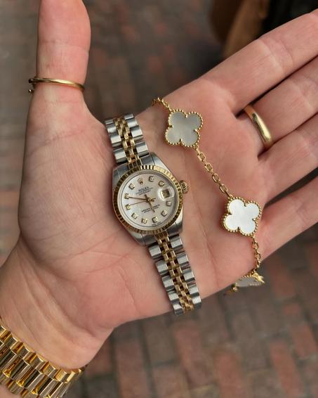 Montre Rolex Datejust Pour Femme et bracelet