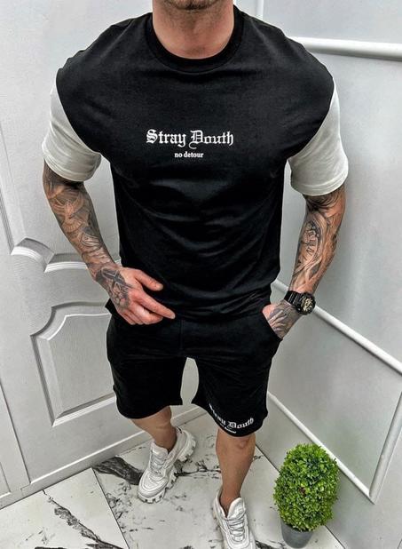 Ensemble T-shirt + short بجودة جد جد ممتازة ( قلب عاد خلص )