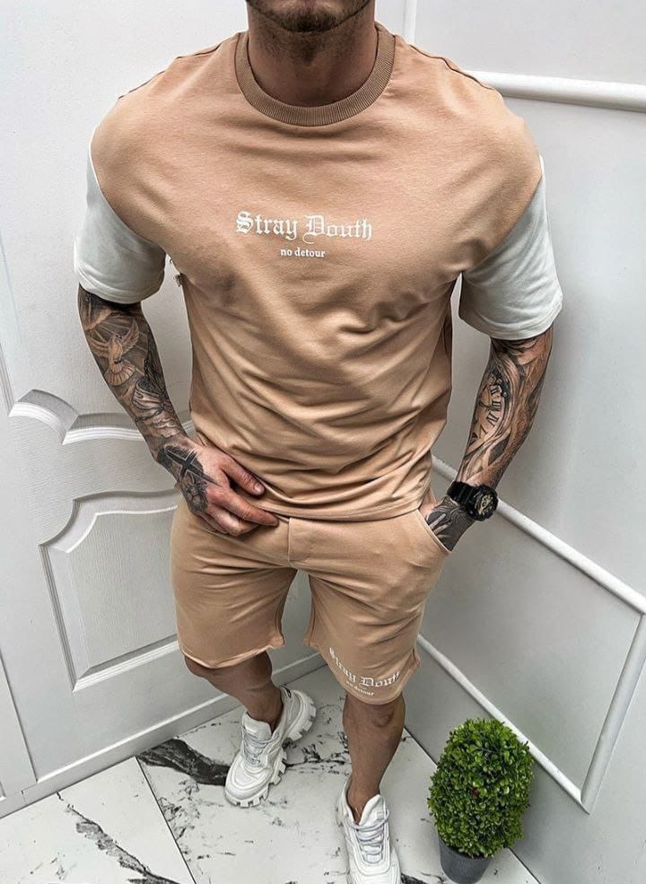 Ensemble T-shirt + short بجودة جد جد ممتازة ( قلب عاد خلص )