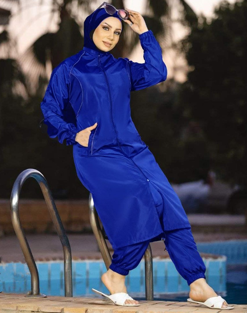 أزرق