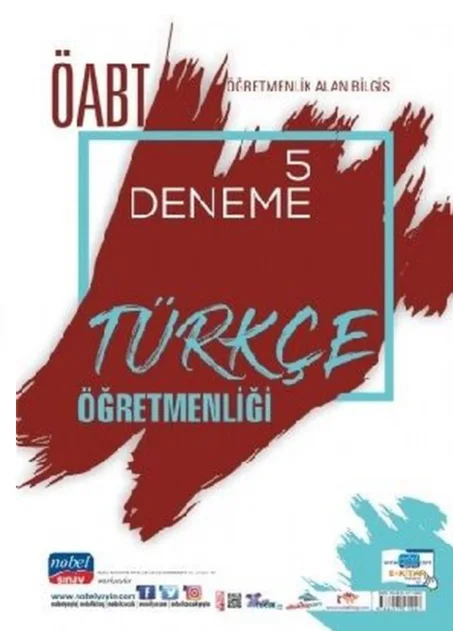 ÖABT Türkçe Öğretmenliği - Öğretmenlik Alan Bilgisi - 5 Deneme