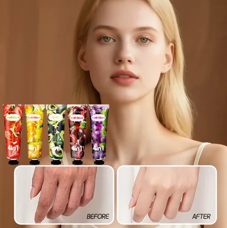 كريم لليدين برائحة الفواكه