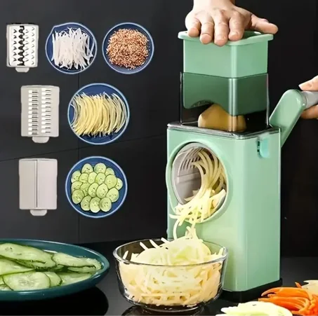 قطاعة خضروات يدوية متعددة الوظائف 4 في 1