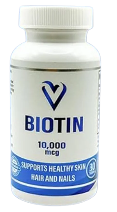 مكمل البيوتين لنمو الشعر
