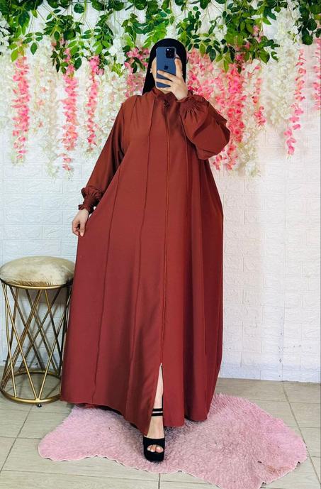 استمتعي بإطلالة راقية ومحتشمة مع عبايتنا الفاخرة التي تجمع بين الأناقة و الراحة 👑rf33