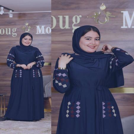 🎁 عباية اردنية  غاية في الروعة مرفوق  بشال 👑ref 102