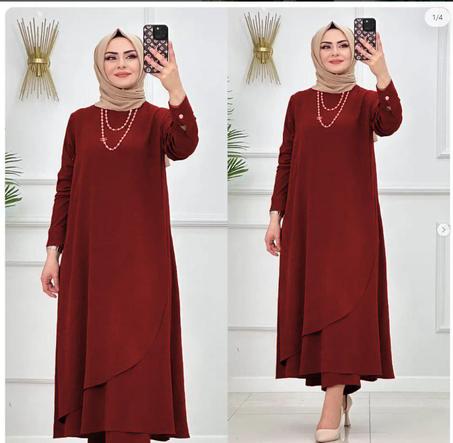 "إطلالة ساحرة بطقم تركي أنيق – فخامة تليق بذوقك الرفيع 💃✨REF56