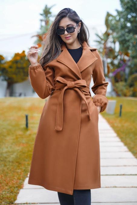الفخامة والدفئ في قطعة واحدة: معطف نسائي لستقبال الشتاء ب أجمل اطلالة / ref 60 (copy)