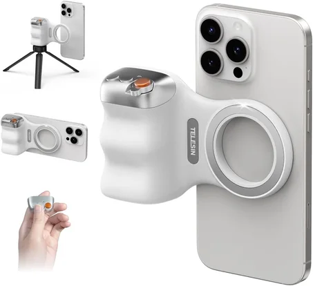 مقبض تصوير مغناطيسي ذكي للهواتف الذكية Telesin fun shot magnetic grip