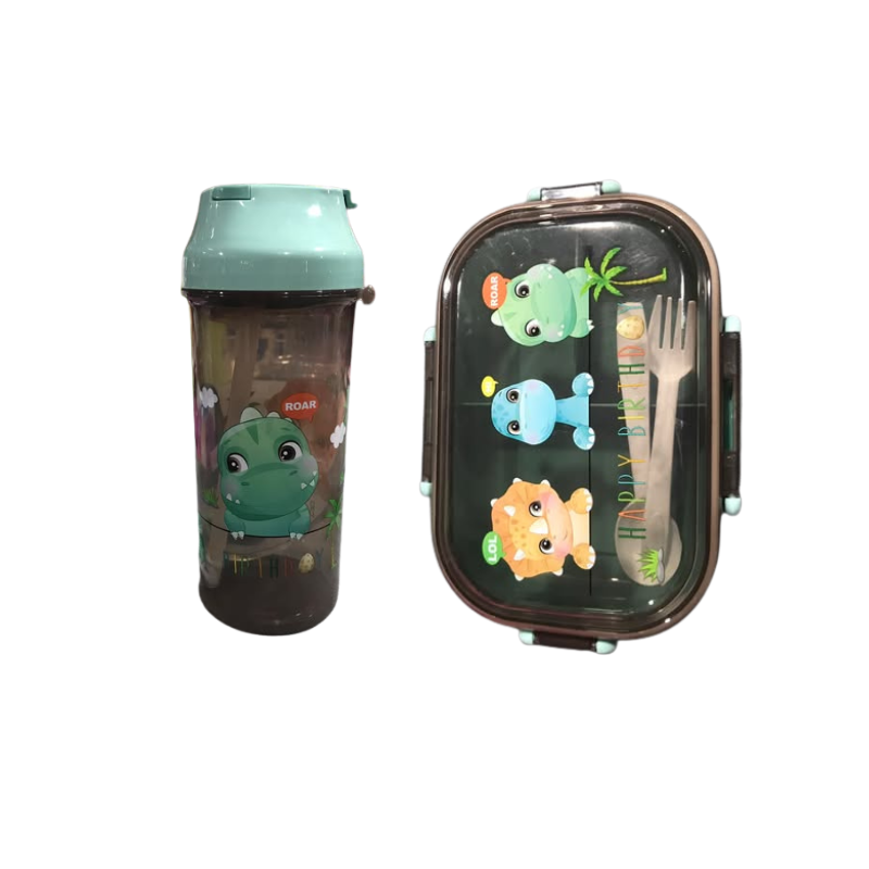 Lunch Box + قرعة مدرسية بنفس اللون 👦👧 | 69 درهم فقط مع توصيل مجاني