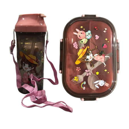 Lunch Box + قرعة مدرسية بنفس اللون 👦👧 | 69 درهم فقط مع توصيل مجاني