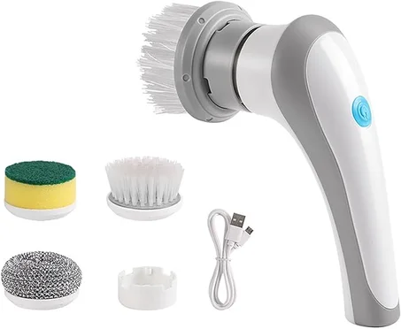 فرشاة تنظيف كهربائية متعددة الوظائف 5 في 1