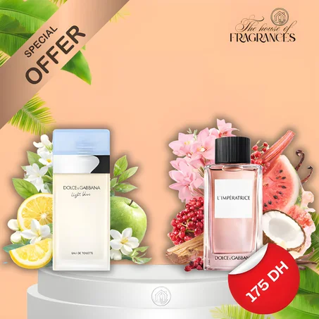 Pack Dolce&Gabbana Light blue + l'impératrice