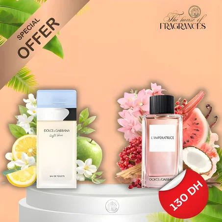 Pack Dolce&Gabbana Light blue + l'impératrice