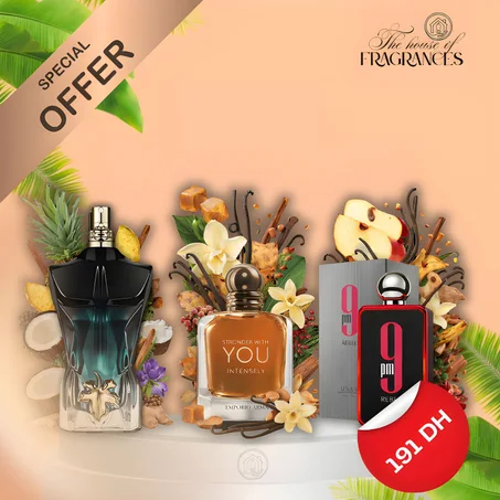 ''Golden Pack'' Pack STRONGER WITH YOU INTENSELY + JPG LE BEAU LE PARFUM + 9PM Rebel