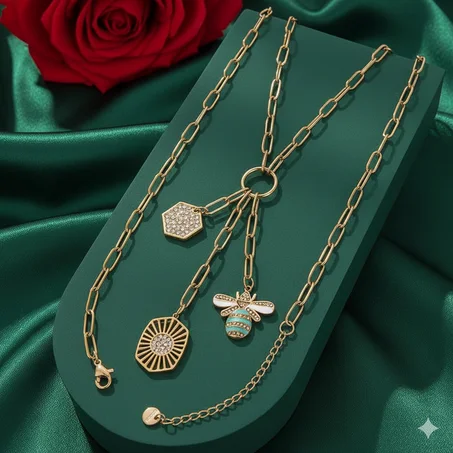 سطوار نحلة اخضر SAUTOIR D'ABEILLE VERT