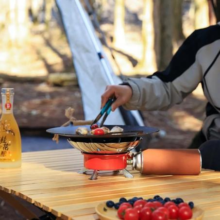 موقد التخييم المحمول — قوي ومقاوم للرياح