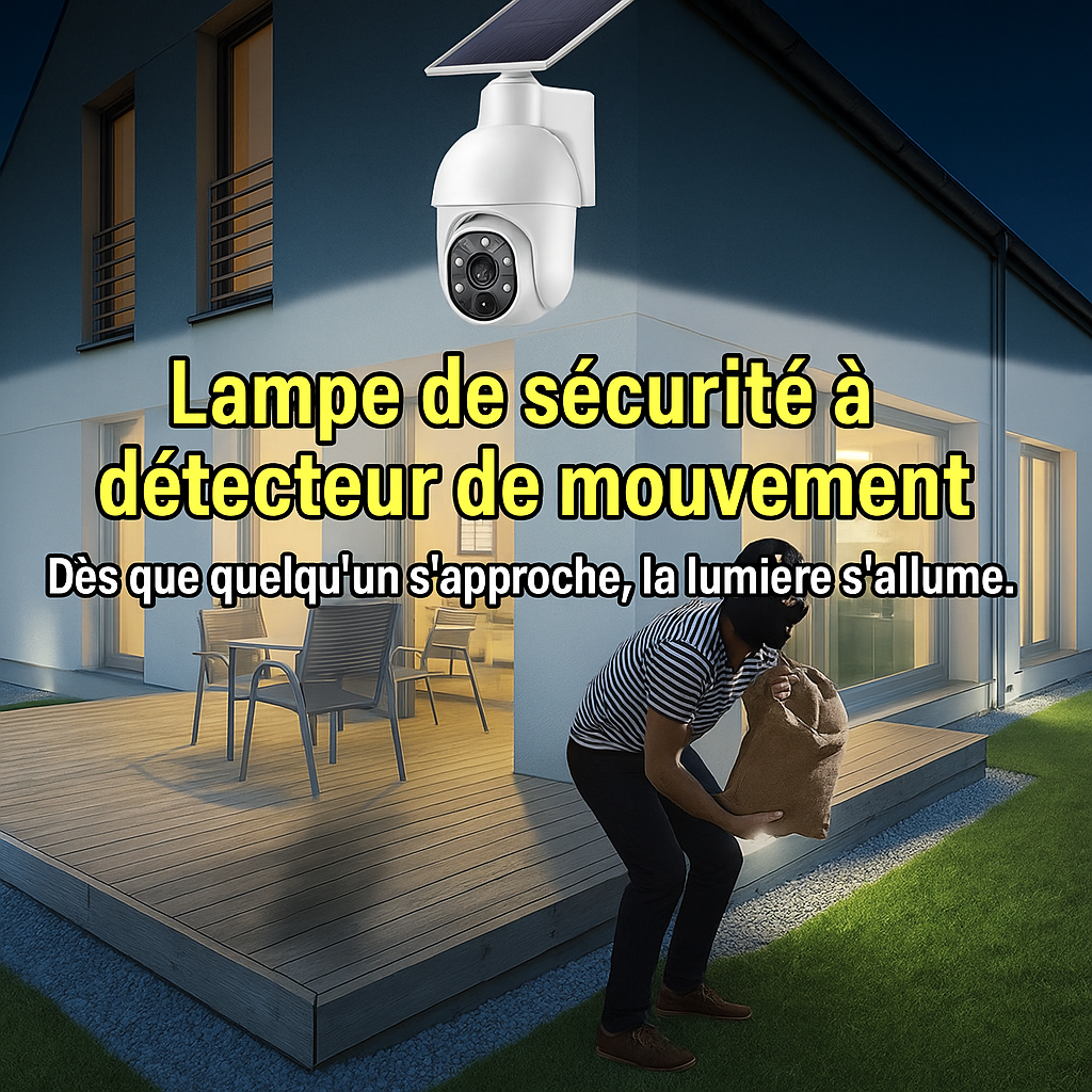 Caméra de Sécurité Solaire