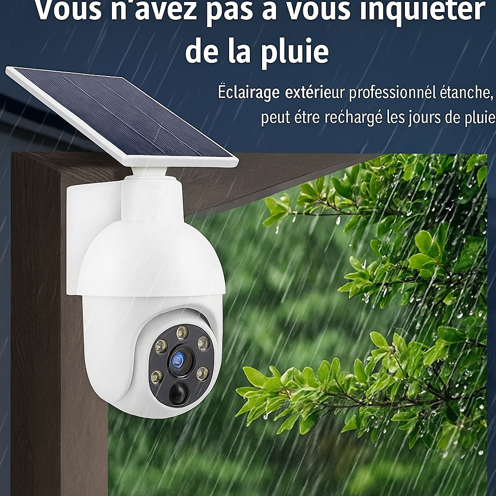 Caméra de Sécurité Solaire