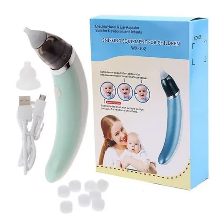 جهاز شفط مخاط الأنف والأذن الكهربائي للأطفال