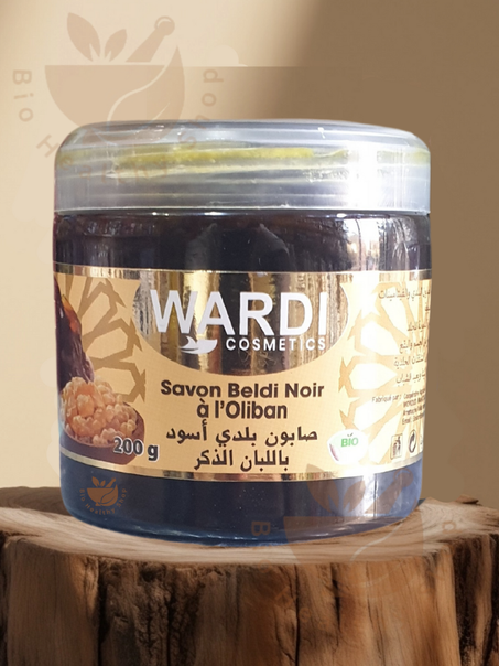 صابون بلدي بلبان الذكر - Savon Beldi Noir Olibans