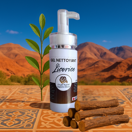 Gel Nettoyant Extrait De Licorice - Pour La Peaux Anti-taches Pigmentaires