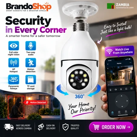Bulb Camera Security Camera