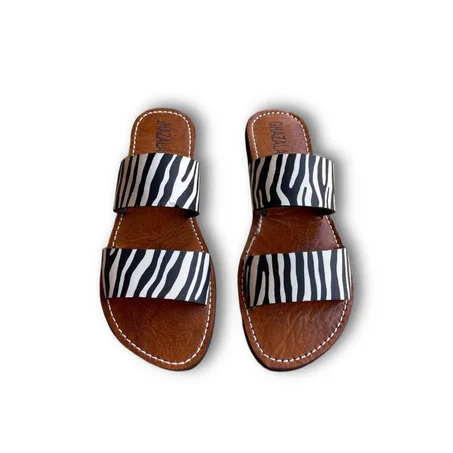 Sandale Marron Zebre