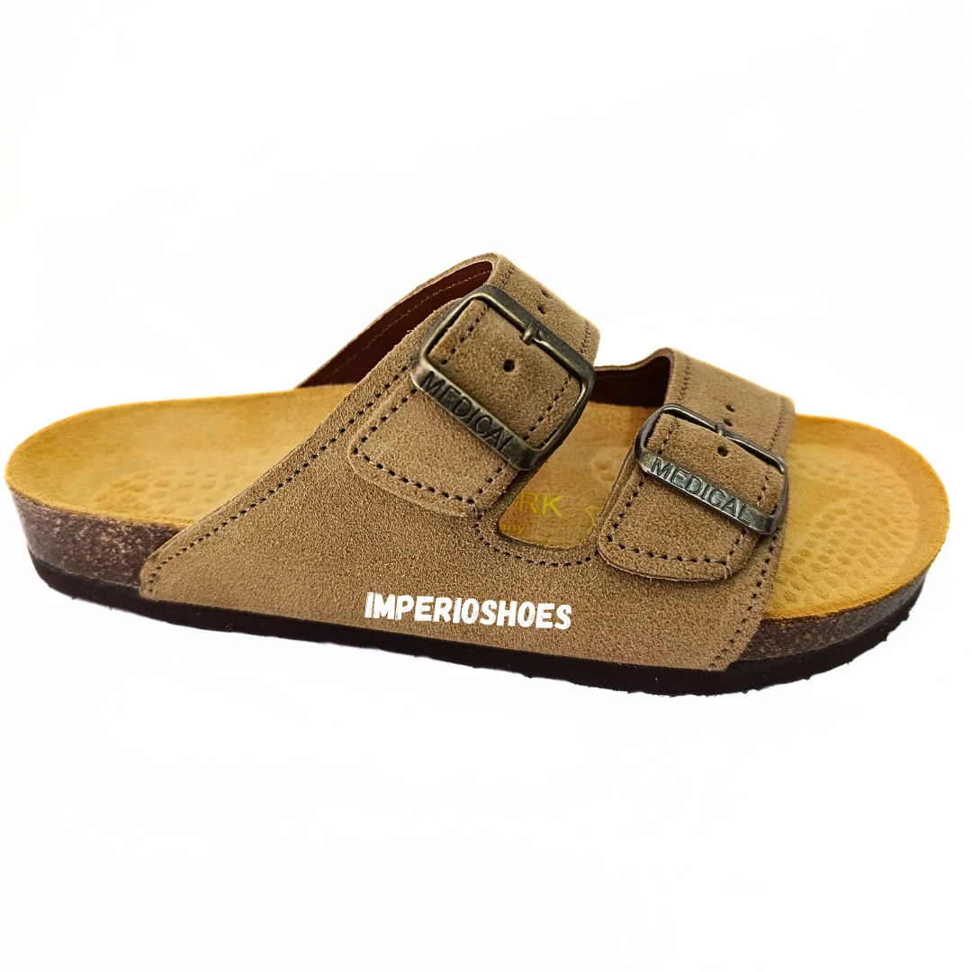 SANDALES EN DAN MARON CONFORTABLE (femme)