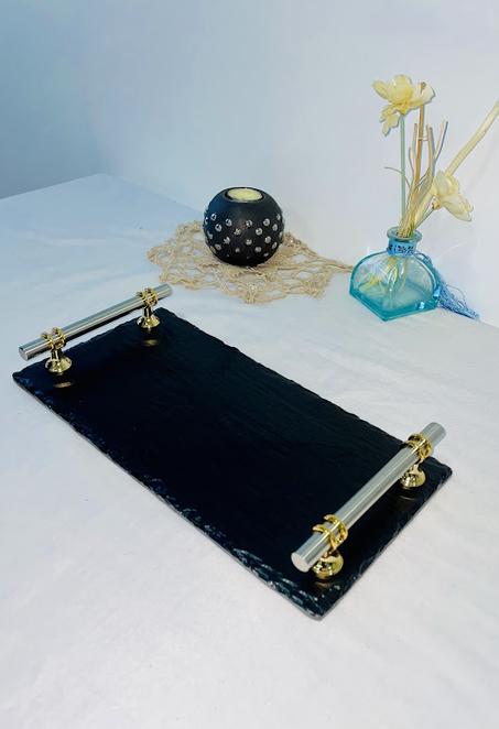 Plateau en Ardoise 100% naturelle (32 x 16 cm)
