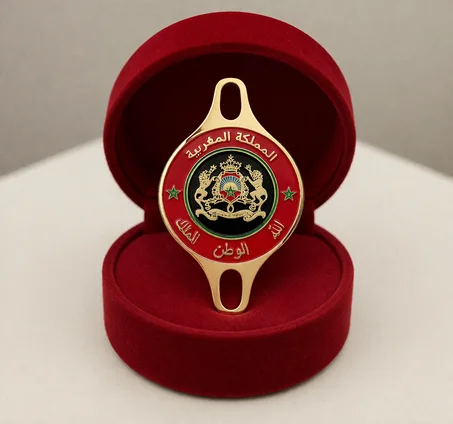 MACARON ROYAUME MAROC NOIR PETITE TK